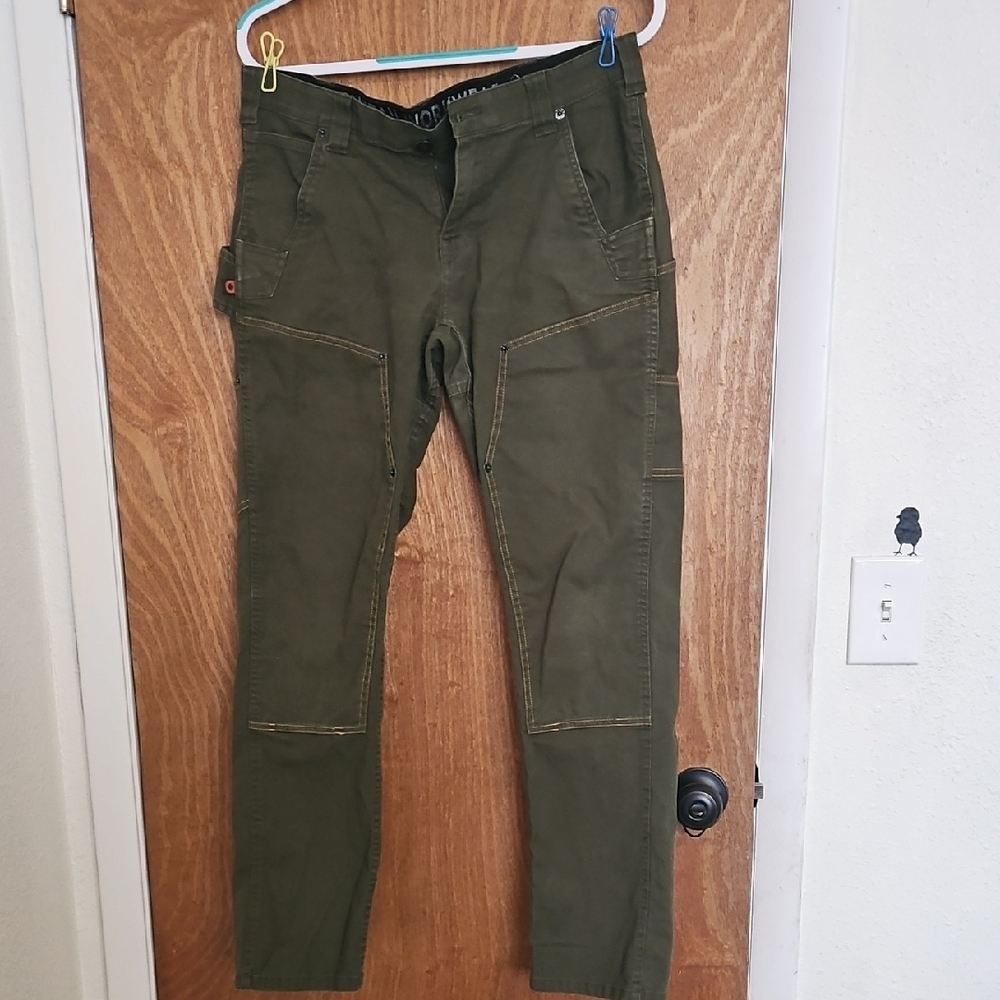 Olive Green Womens Pants